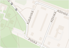 Kubánská v obci Ostrava - mapa ulice