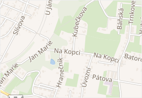 Kubečkova v obci Ostrava - mapa ulice