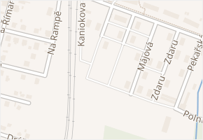 Kuchnova v obci Ostrava - mapa ulice