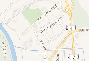 Lassallova v obci Ostrava - mapa ulice