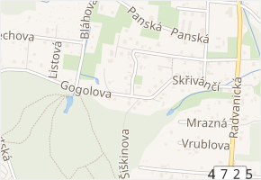 Legerova v obci Ostrava - mapa ulice