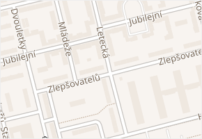 Letecká v obci Ostrava - mapa ulice