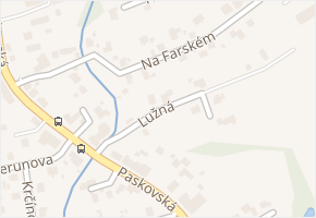 Lužná v obci Ostrava - mapa ulice