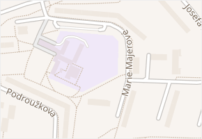 Marie Majerové v obci Ostrava - mapa ulice