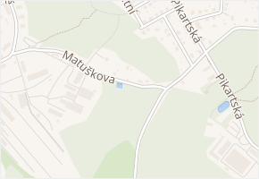 Matuškova v obci Ostrava - mapa ulice