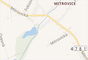 Mertova v obci Ostrava - mapa ulice