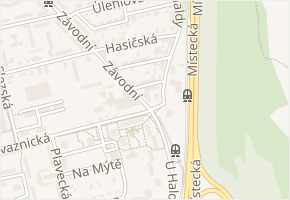 Mezicestí v obci Ostrava - mapa ulice