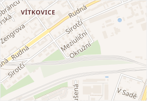 Meziuliční v obci Ostrava - mapa ulice