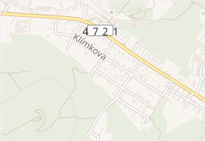 Miloše Svobody v obci Ostrava - mapa ulice