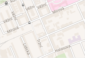 Mírová v obci Ostrava - mapa ulice