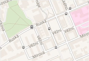 Mírové náměstí v obci Ostrava - mapa ulice