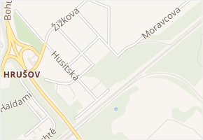 Moravcova v obci Ostrava - mapa ulice