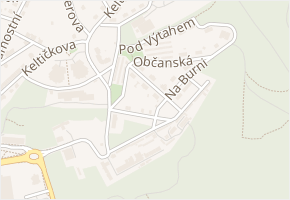 Na Bunčáku v obci Ostrava - mapa ulice