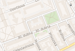 Na Desátém v obci Ostrava - mapa ulice