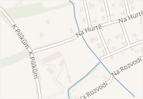 Na Hurtě v obci Ostrava - mapa ulice