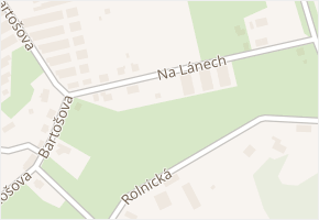 Na Lánech v obci Ostrava - mapa ulice