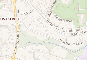 Na Makytůvkách v obci Ostrava - mapa ulice