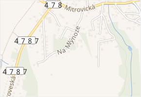 Na Mlýnoze v obci Ostrava - mapa ulice