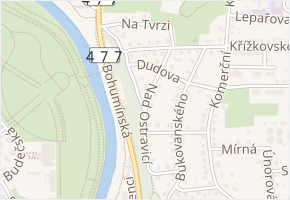 Na Mundlochu v obci Ostrava - mapa ulice