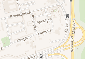 Na Mýtě v obci Ostrava - mapa ulice