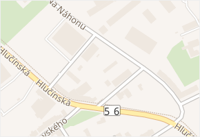 Na Náhonu v obci Ostrava - mapa ulice