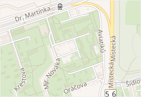 Na Obecní v obci Ostrava - mapa ulice