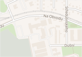 Na Obvodu v obci Ostrava - mapa ulice