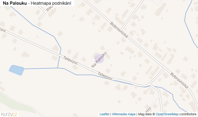 Mapa Na Palouku - Firmy v ulici.