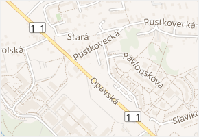 Na Pískách v obci Ostrava - mapa ulice