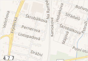 Na Rampě v obci Ostrava - mapa ulice