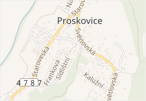 Na Smyčce v obci Ostrava - mapa ulice