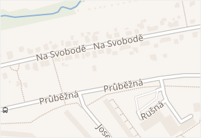 Na Svobodě v obci Ostrava - mapa ulice