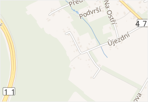 Nad Hutěmi v obci Ostrava - mapa ulice