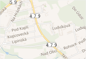 Nad Kaplí v obci Ostrava - mapa ulice