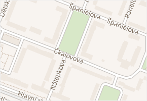 Nálepkovo náměstí v obci Ostrava - mapa ulice