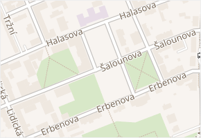 náměstí Jiřího z Poděbrad v obci Ostrava - mapa ulice