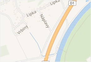 Náplavy v obci Ostrava - mapa ulice