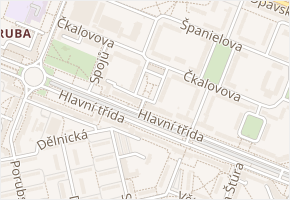 Nezvalovo náměstí v obci Ostrava - mapa ulice