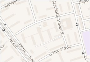 Odborářská v obci Ostrava - mapa ulice