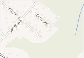 Ohradní v obci Ostrava - mapa ulice