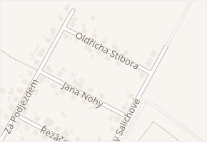 Oldřicha Stibora v obci Ostrava - mapa ulice