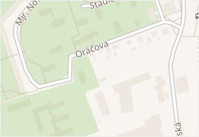 Oráčova v obci Ostrava - mapa ulice