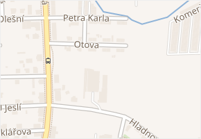 Otova v obci Ostrava - mapa ulice