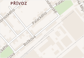 Palackého v obci Ostrava - mapa ulice