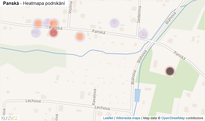 Mapa Panská - Firmy v ulici.