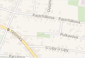 Pastrňákova v obci Ostrava - mapa ulice