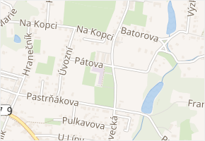 Pátova v obci Ostrava - mapa ulice