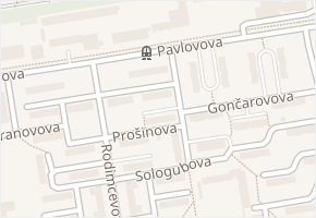 Pavlovova v obci Ostrava - mapa ulice