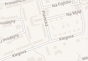 Plavecká v obci Ostrava - mapa ulice
