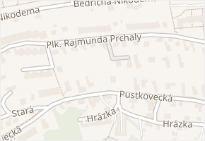 Plk. Rajmunda Prchaly v obci Ostrava - mapa ulice